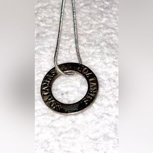 Silver Circle Survivor Necklace 🌟